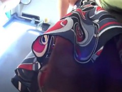 Amateur, Fétiche, De plein air, Public, Sous la jupe