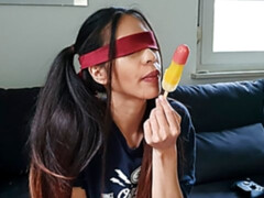 Asiatique, Sucer une bite, Brunette brune, Fétiche, Branlette thaïlandaise, Pov, Maigrichonne, Adolescente