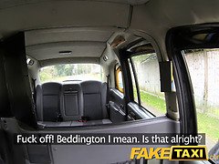 Faketaxi adult tv starlet can't get enough