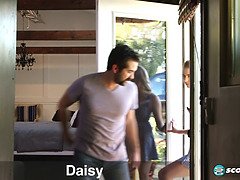 素人, ブロンド, フェラチオ, イく瞬間, チン, 顔射, フェラする