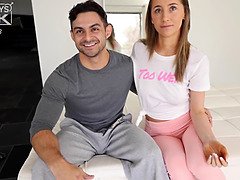 Verga grande, Rubia, Universidad, Italiano, Músculo, Pequeña, Adolescente, Tetas