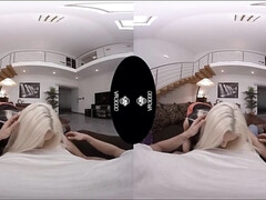 デカパイ, ブロンド, フェラチオ, 巨乳な, 手コキする, 自然山雀, オッパイの