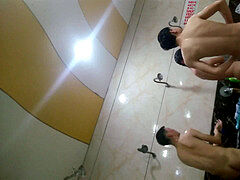 asian dudes public bathroom spycam
