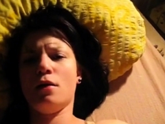 Enthousiasteling, Pijpbeurt, Bruinharig, Sperma shot, Handbeurt, Gezichtspunt