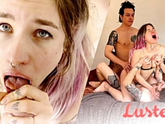 素人, お尻, カップル, バック, ダブル開発, 指いじり, Hd, タトゥー