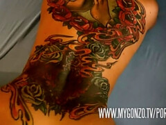 Grote mammen, Pijpbeurt, Sperma shot, Duits, Hardcore, Moeder, Openbaar, Trio