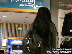 Amateur, Negro, Ébano, Alemán, Público, Adolescente