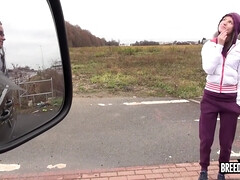 Grosser schwanz, Braunhaarige, Auto, Schwanz, Aufs gesicht abspritzen, Hd, Jungendliche (18+), Titten