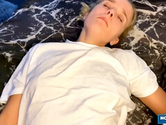 Super Hot Wife Sensually Pleases Her Husbands Gigantic Dick