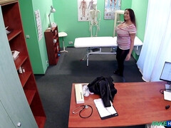 Fake Hospital - Babe Wants Sperm On Her Big Knockers 1 - Ricky Rascal