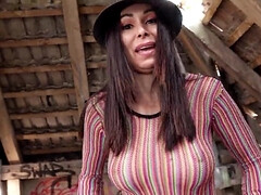 素人, 茶髪の, イく瞬間, チン, エロティック, 顔射, 淫乱熟女, アウトドア