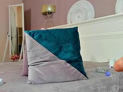 Leie, Tussi, Schönheit, Blasen, Braunhaarige, Doppelpenetration, Milf, Rumänisch