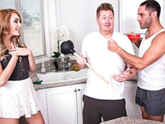 Grote lul, Pijpbeurt, Hondjeshouding, Hakken, Natuurlijke tieten, Mager, Tiener, Tieten likken