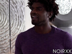 アナル, 黒人, フェラチオ, イく瞬間, チン, ハードコア, 異人種間, キス