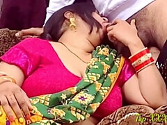Desi Bhabhi Fucks Step-Brother - Hot Cum in Mouth Close-Up