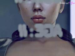 En tercera dimension, Anal, Verga grande, Mamada, Corrida, Sexo duro