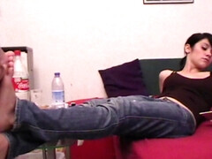 Bondage discipline sadomasochisme, Blond, Dominante vrouw, Fetisj, Likken, Klein, Roodharige vrouw, Speelgoed