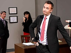 素人, デカ尻, フェラチオ, バック, ヒール, 淫乱熟女, オフィス, 秘密の