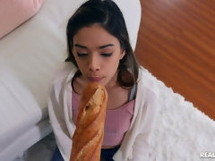 フェラチオ, チン, ヨーロピアン, 顔射, 開帳, ジーンズ, なめる, ハメ撮り