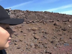 アジア人, オーガズム, アウトドア, オマンコ, 剃毛, おもちゃ, バイブレーター, 濡れ