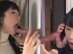 Asiatisch, Blasen, Japanische massage, Öffentlich