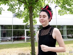 GERMAN SCOUT - 18 YO CANDID TEEN JOENA PICK UP AND FUCK AT HOTEL IN BERLIN AT FAKE MODEL JOB - Cumshot