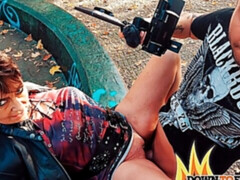 Stunning old lady Rubina opens her pierced hole for a dick