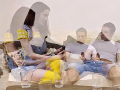 フェラチオ, なめる, 現実, 赤毛, ロシア人, 剃毛, ティーン, オッパイの