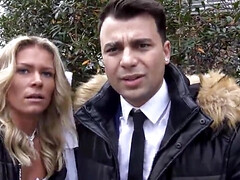 Blonde, Cocu, Tchèque, Européenne, Époux mari, Mère que j'aimerais baiser, Jarretelles, Épouse