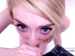 Blondine, Blasen, Hardcore, Selbstgemacht, Masturbation, Pov, Jungendliche (18+), Titten