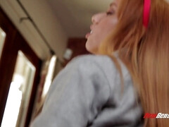 Brunette Schoolgirl in Wild Fresh Erotic Passion Heat