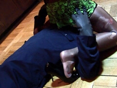 Gros seins, Sucer une bite, Queue, Faciale, Femme dominatrice, Hard, Hd, Jarretelles