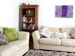 Enthousiasteling, Grote kont, Sperma, Likken, Moeder die ik wil neuken, Slipje, Kousen, Tieten likken