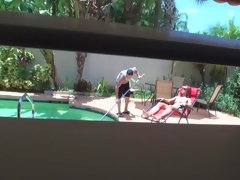 Grosse bite, Gros seins, Sucer une bite, Tir de sperme, En levrette, Hard, Hd, Piscine