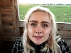 18 años, Rubia, Corridas faciales, Sexo duro, Al aire libre, Pov, Sexo fuerte, Estudiante