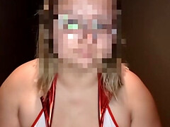 Amateur, Rubia, Hembra, Enorme, Lencería, Madres para coger, Natural, Solo