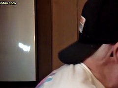 素人, フェラチオ, ゲイ, 手コキする, オナニー, 熟年, フェラする