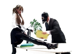 Braunhaarige, Spermaladung, Schwanz, Europäisch, Fetisch, Hardcore, Hd, Latex