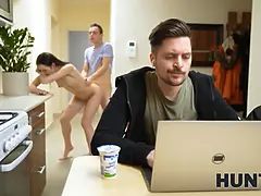 Brunette brune, Petite amie, Hd, Hongroise, Pov, Rasée, Tatouage, Nénés