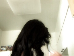 お尻, ベビーシッター, フェラチオ, 茶髪の, イく瞬間, チン, 毛深い, オマンコ