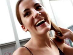 お尻, 黒人, ヨーロピアン, 顔射, ピアス, 公共, 靴下, ヒモパン