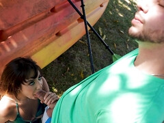 デカパイ, フェラチオ, 茶髪の, グループ, Hd, なめる, 自然山雀, オマンコ