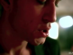 Blasen, Braunhaarige, Behaart, Lingerie, Reif, Tätowierung