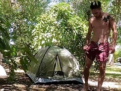 Amateur, Grosse bite, Sucer une bite, Tir de sperme, Queue, Poilue, Masturbation, De plein air