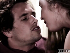 Tetas grandes, Mamada, Morena, Tetona, Pareja, Novia, Estrella porno, Tetas