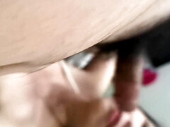 Indulge in an Asian vixen's daring thrill with raw homemade heat