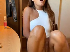 Amateur, Consolador, Latina, Solo, Adolescente, Juguetes