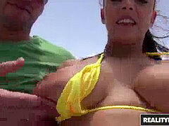 Anaal, Badpak, Orgasme, Buiten, Tiener