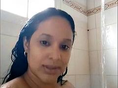 Hot Latina Shower Sex