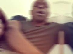 デカパイ, フェラチオ, ダブル開発, オナニー, 赤毛, 三人, オッパイの, 妻